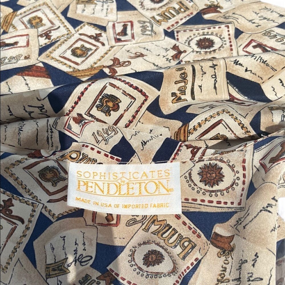 Pendleton Women’s Button Front Blouse Size 12 - Picture 6 of 7